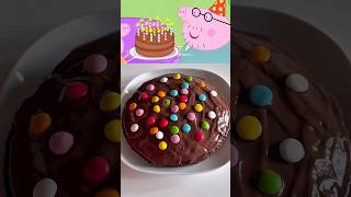 Chocolate Cake From Peppa Pig🍫🎂 #peppapig #chocolatecake #birthdaycake #shorts #viral