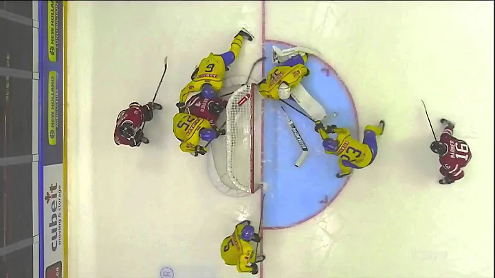 Rourke Chartier assist on GWG pre-tourney vs SWE (12-23-15)