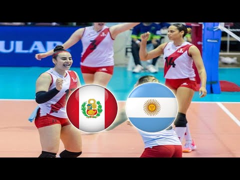 PERU VS ARGENTINA EN VIVO - SUDAMERICANO DE VOLEY FEMENINO - BRASIL 2023