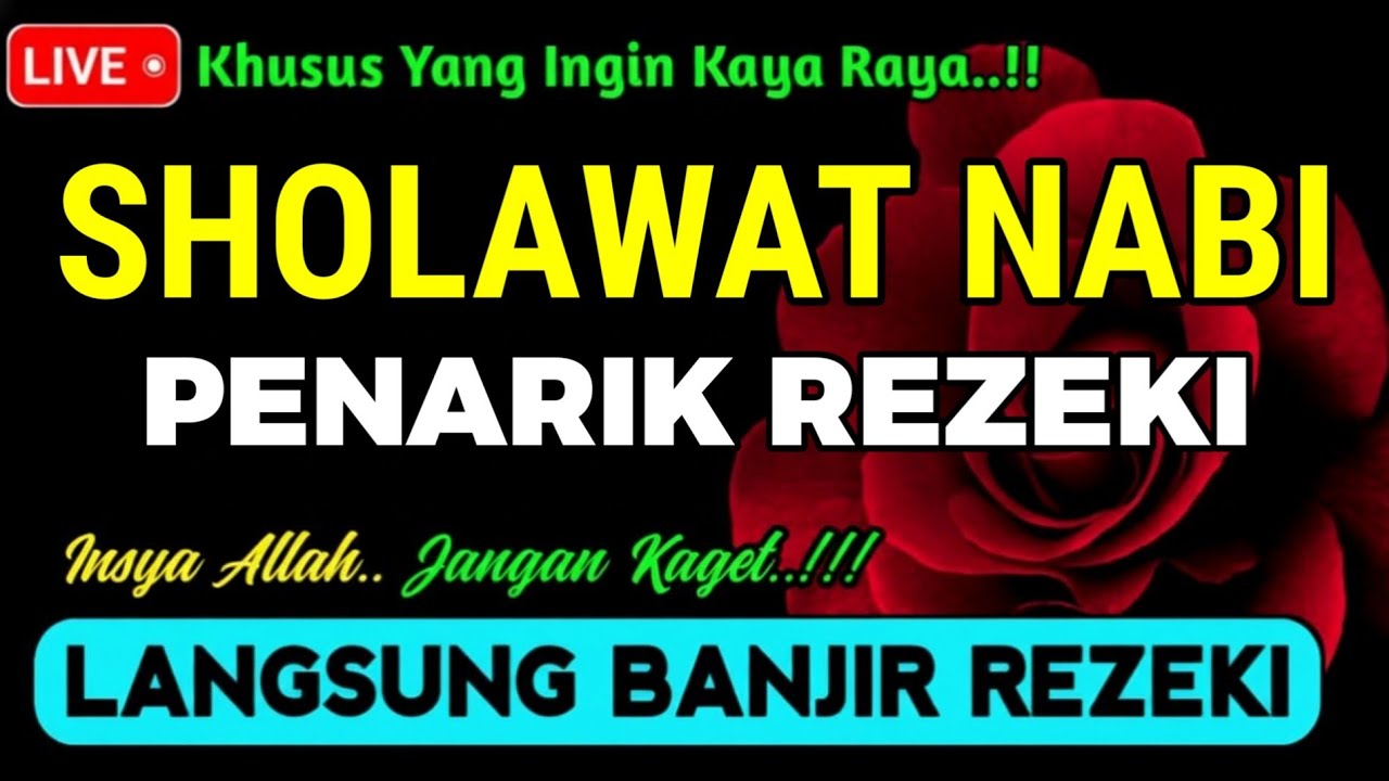 PUTAR WALAU SEBENTAR ‼️ SHOLAWAT JIBRIL PENGABUL HAJAT, MENDATANGKAN REZEKI, PENGHAPUS DOSA