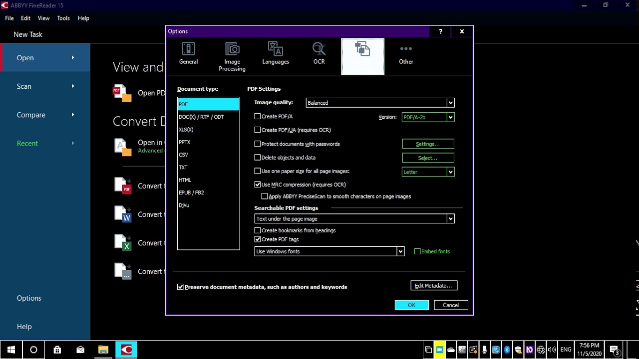 شرح تثبيت وتفعيل وإعدادات ABBYYFineReader15 لتحويل ال PDF المصور، دعم كبير في هذا الإصدار للعربية