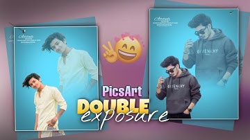 New PicsArt Dual Photo Editing | Trending Double Exposure Photo Editing Tutorial | PicsArt Tricks AI