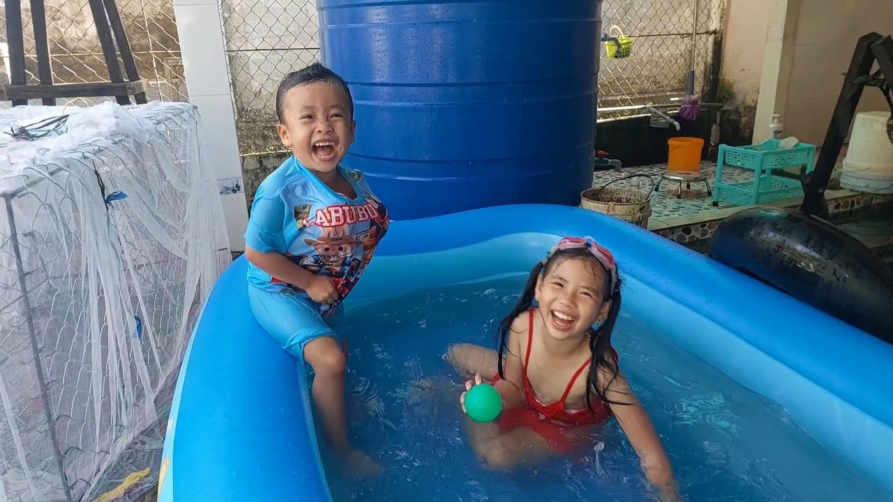 Chuột Hỏi Xin Mẹ Đi Xuống Nhà Chị Nị Tắm Hồ Bơi #meconnhachuot # ...