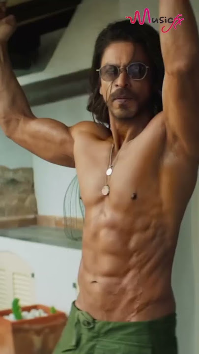 Shah Rukh Khan #pathaan #movie Six Pack Body Visuals || MusicFx #shorts