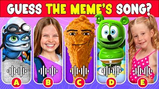 GUESS MEME & WHO'S SINGING🎤🎵🔥| Lay Lay, King Ferran, Salish Matter, Lady Bug, Crazy Frog