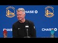 Steve Kerr Recaps Warriors Loss to Hawks | Jan. 11, 2026