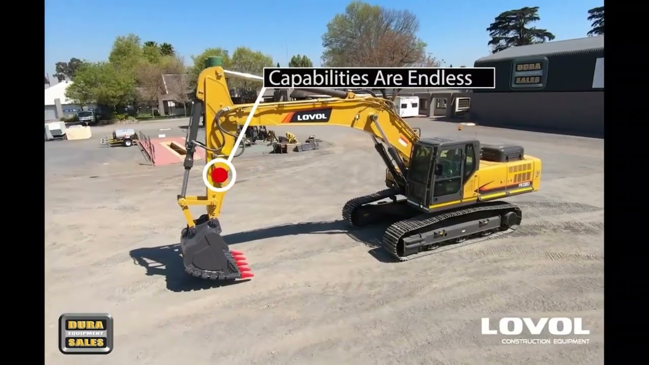 LOVOL FR330D Экскаваторы для Продажи Экспорта в Китае.- Общий вес: 33600 кг- Двигатель ISUZU 190.5 к