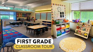 First Grade Classroom Tour \/\/ Classroom Set up 2023 \/\/ Finished Classroom!