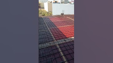 One way slab steel reinforcement #shorts