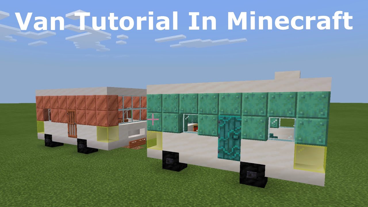 How To Build A Van In Minecraft - YouTube