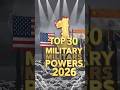 30 Countries' Military Power Compared — The Results Are Insane #facts #ranking #shocking