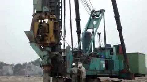 Thi công cọc cát