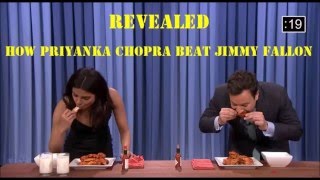 Revealed How Priyanka Chopra beat Jimmy Fallon eating spicy Chicken Wings