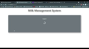 Milk Management System in php upcoming project with source code