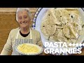How to make corzetti pasta with a creamy pine nuts & marjoram sauce | Pasta Grannies