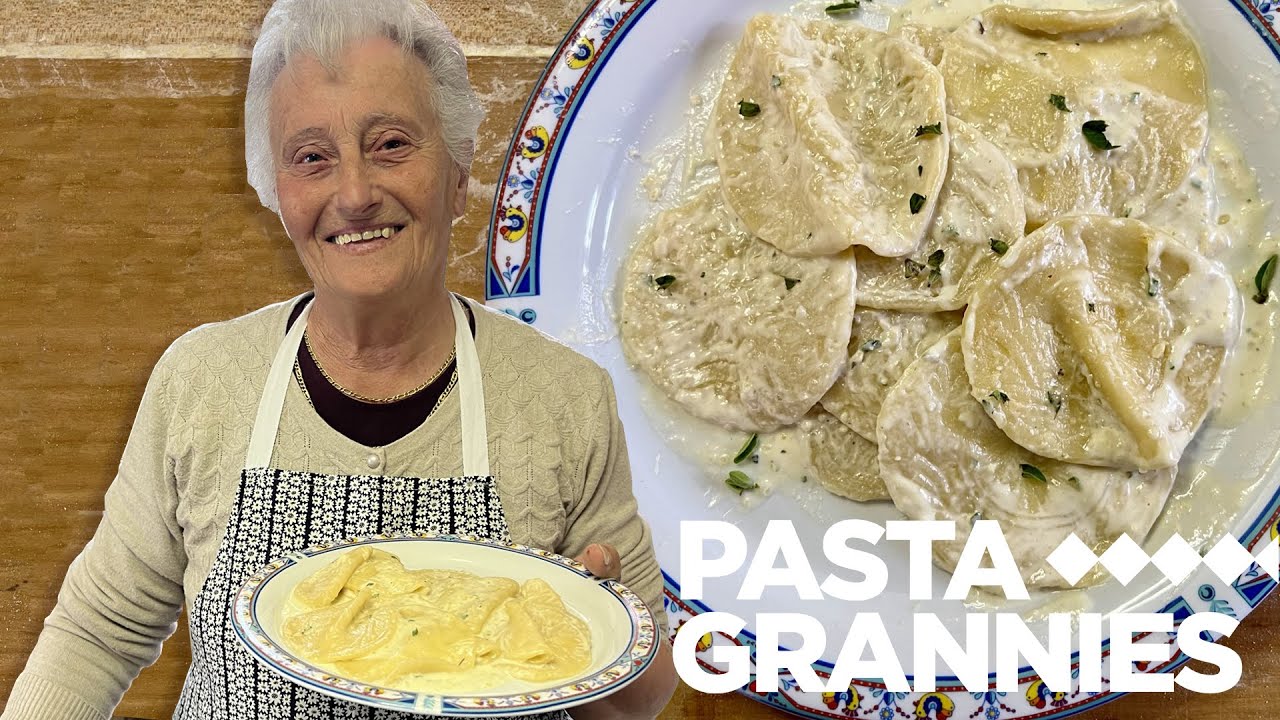 How to make corzetti pasta with a creamy pine nuts & marjoram