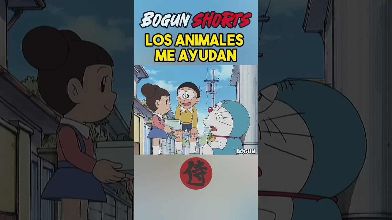 NOBITA EL REY DE LOS ANIMALES 😱🐭  DORAEMON 