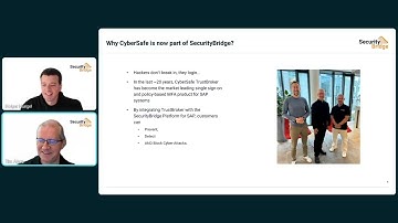 From CyberSafe to SecurityBridge - expanding your SAP security capabilities