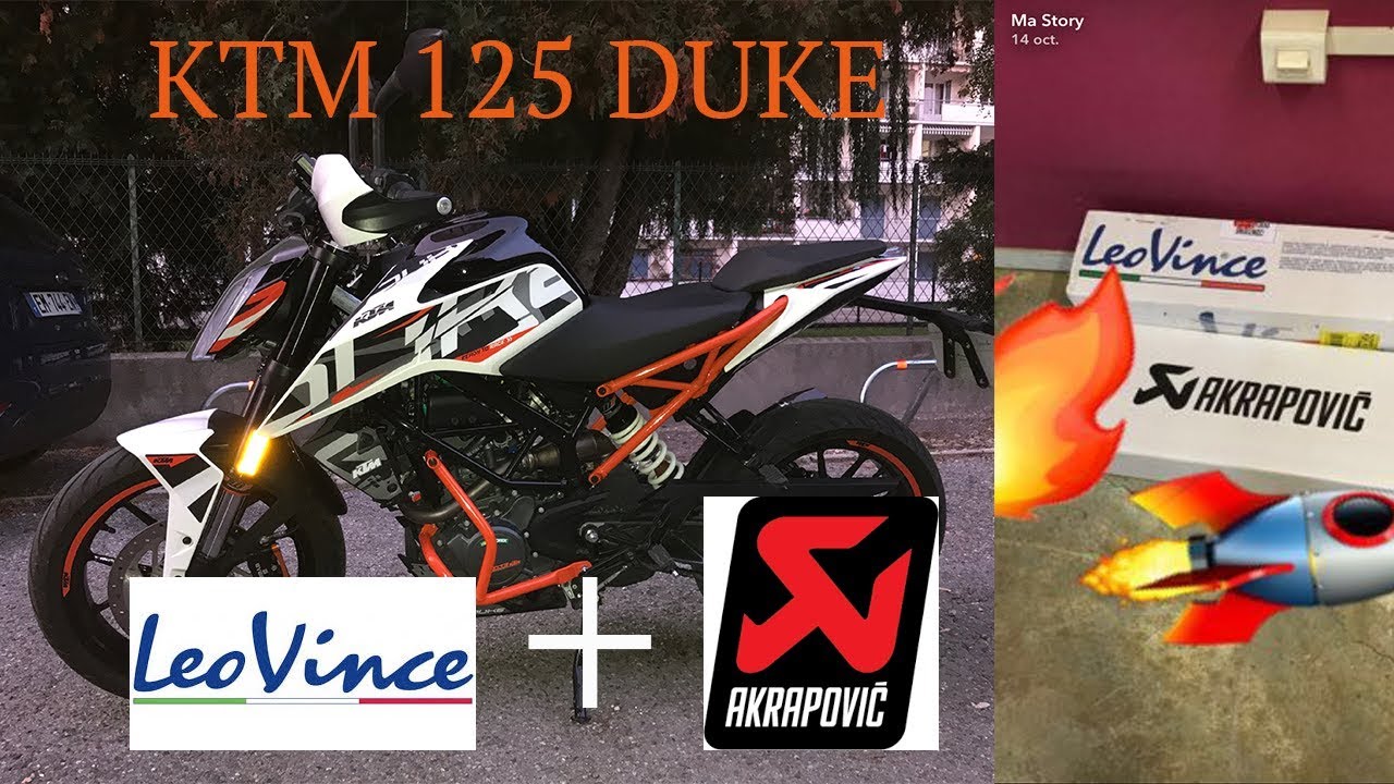 KTM 125 Duke 2017 Décatalysé 