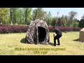 If you like hunting, don’t miss this pop up camouflage tent.