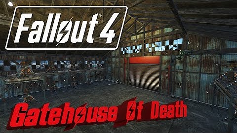 FALLOUT 4 Logic Gate Tutorial - Laser Turret Gatehouse Trap