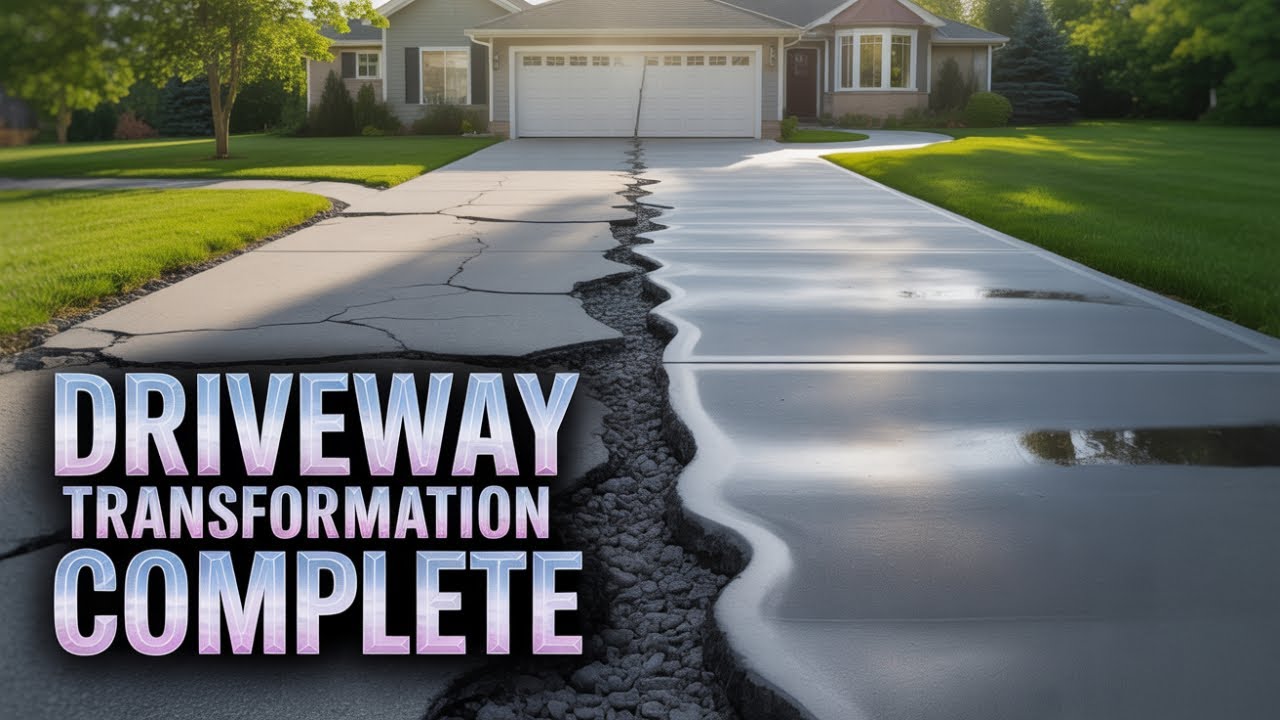 Cold Weather Concrete Driveway Pour | Replacing Cracked Slabs Before the Snow