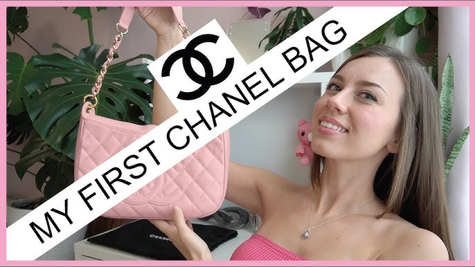 Chanel Pink Quilted Caviar Leather Timeless Cc Pochette