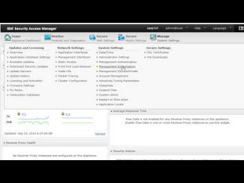 Management authentication and authorization in IBM Access Manager 8 All-In-One