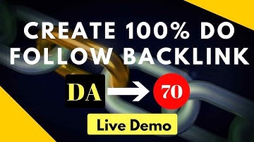 How to create 100% do follow backlink from.org Doamin DA 70 [ in Hindi]