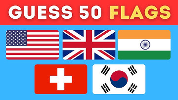 GUESS the FLAG in 5 Seconds | 50 Countries Flag Quiz