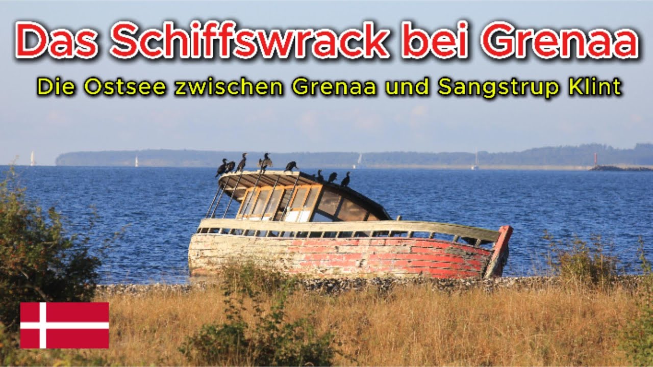 Radtour mit Meerblick und Kaffee / Das Schiffswrack bei Grenaa / Karlby & Sangstrup Klinter
