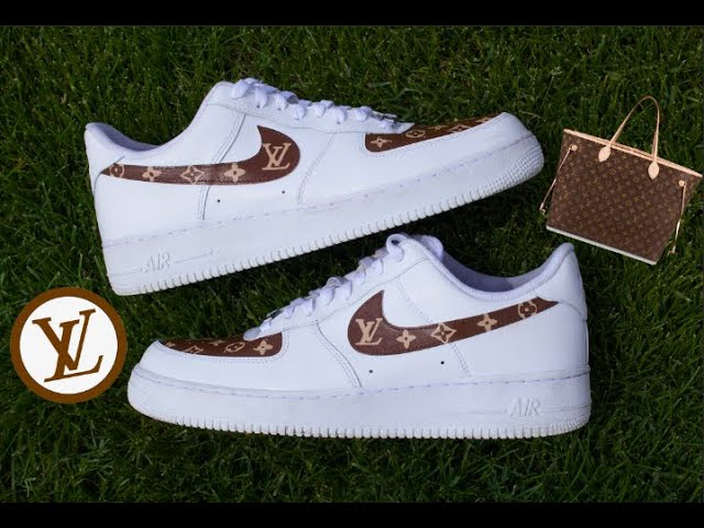 Customising Air Force 1  How to make custom Louis Vuitton Air