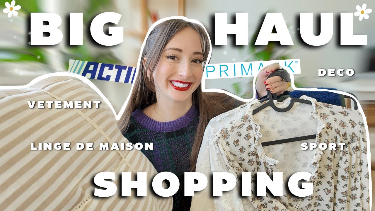 BIG HAUL SHOPPING : Action, Cultura, H&m, Bershka, pull&bear, Stradi etc...