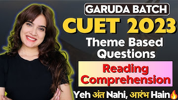 Theme Based Questions 🔥 | Reading Comprehension | CUET 2023 | English  | Shipra Mishra