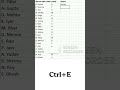 Split initial and name  #excel #excelformulas #excelforbeginners