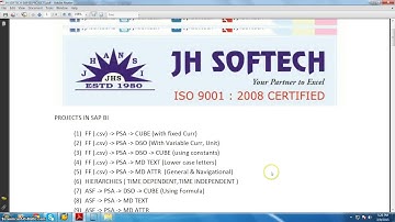 SAP BW Project on Open Hub