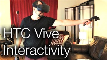 HTC Vive Interactivity in Unity (Grabbing, Open Doors, Walking)