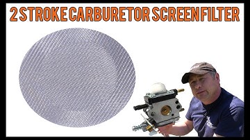 Two Stroke Carburetor Screen Filter Location On Weedeaters, Chainsaws, Leaf Blowers ETC.