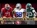 49ers Rumors On Dez Bryant Signing & Jamal Adams Trade + 49ers News On Trent Williams & Richie James