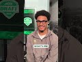Belive It Or Not: Kenyon Sadiq Has Never Been To The East Coast 🤯 #nyjets #nfldraft #shorts