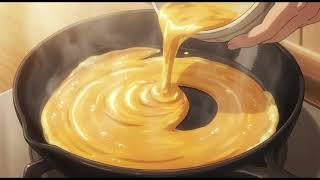 A Cozy Rainy Morning: Making Omurice in Ghibli Style ☀️🍅 screenshot 5