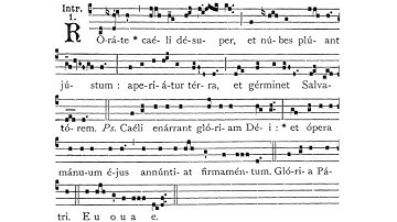 Gregorian Chant - Julian D. Jankowski - 4th Sunday of Advent  - Introit