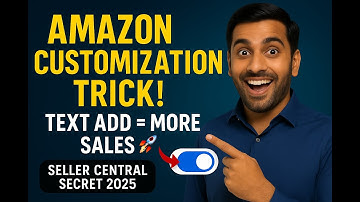 How to Enable Text Customization on Amazon | Step-by-Step Seller Guide 2025 | PART-1