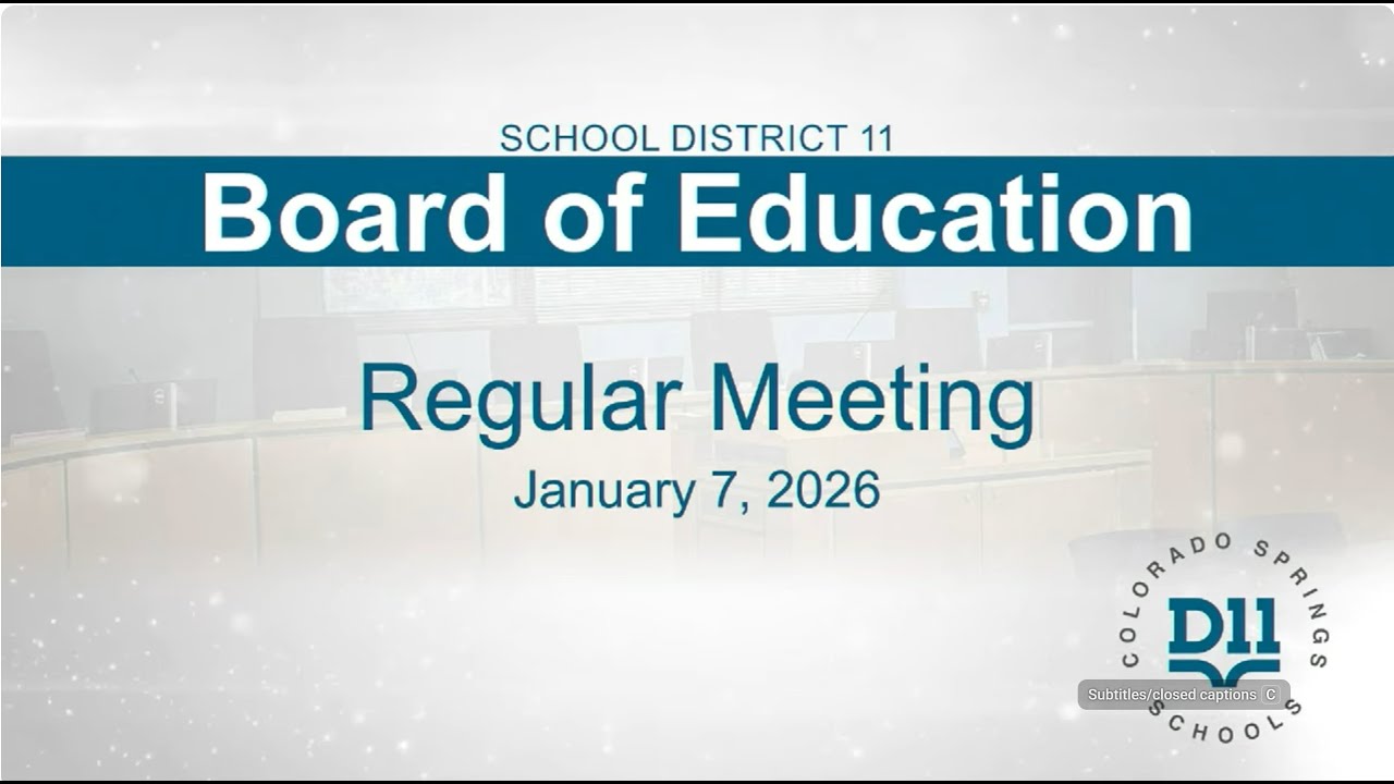 Regular Board Meeting - January 7, 2026