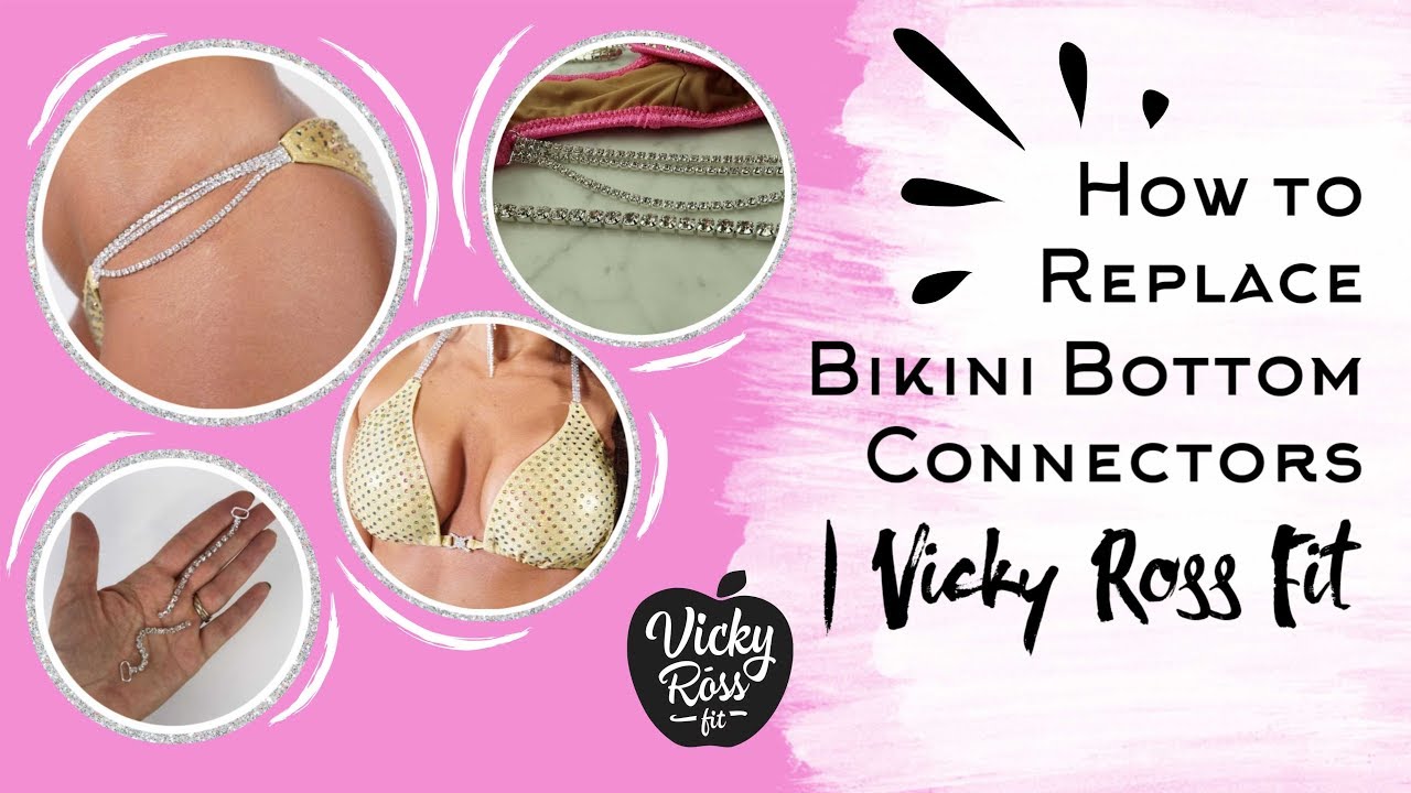 How to Replace Bikini Bottom Connectors Competition Suits by Vicky