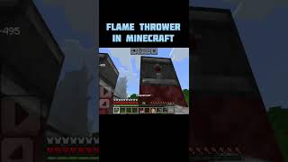 Flame Thrower In Minecraft Be Like l #minecraft #gaming #BeingRio #subscribe #like