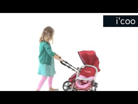 Коляска для кукол I'COO Grow With Me' set Коляска для кукол I'COO Grow With Me' set