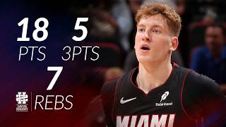 Kasparas Jakucionis 18 Pts 5 Threes 7 Rebs Vs Bucks 2526 Season