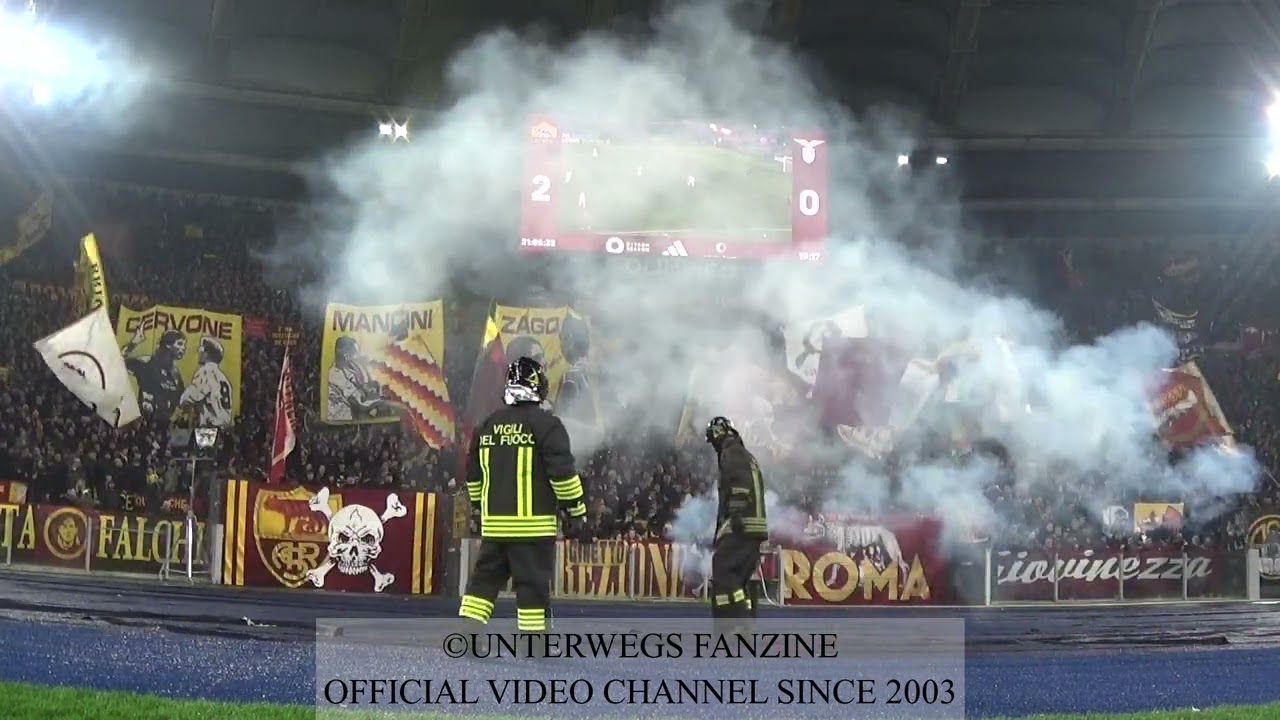 AS Roma-S.S. Lazio (Tifo Curva Sud, Part 1/2) 2024/25