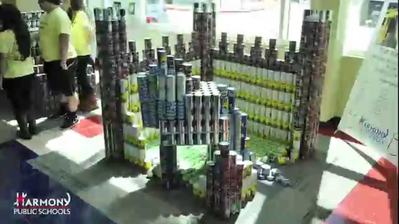 Canstruction at Harmony - Benefitting the Houston Food Bank